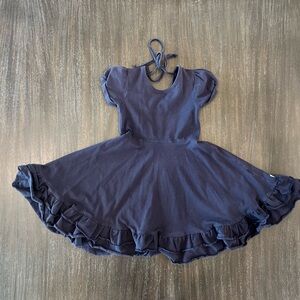 Adorable Essentials Girls Twirl Ruffle Dress 6T